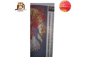 nr 22 Diamond Painting 4 seizoenen bomen 50x40cm (vierkant)