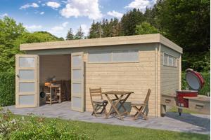 Blokhut 4602ISO --44mm dik en geïsoleerd dak---