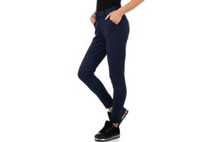 Drole de Copine stretchy zachte sterren broek marineblauw M/