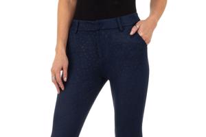 Drole de Copine stretchy zachte sterren broek marineblauw M/