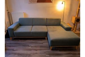 Groene Hoekbank (Chaise Longue)