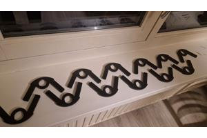 Stalen target hardox500, beugelsets