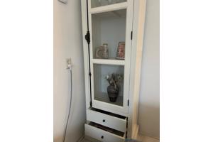 Vitrine kast wit