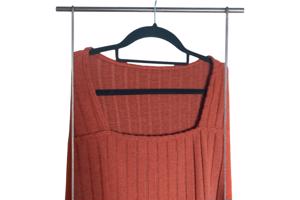 lange jurk oranje XXL