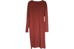 lange jurk oranje XXL