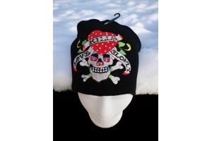 Skull muts love glitter one size