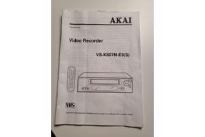 Ouderwets, maar prima werkende Video Recorder