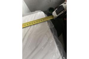 Nieuw hoekbad met bol badscherm, regendoucheset en badafvoer