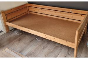 Eenpersoons grenen bed