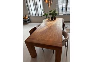 Eettafel Teakhout
