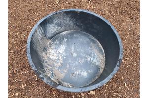 Grote kunststof bak / kuip / teil, doorsnee 85 cm, hoogte 34 cm