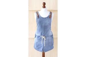 Overall short – tuinbroek, 1 maat 34/ 38, Blauw (nieuw)