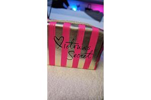 Victoria secret toilettas Donker roze/Goud