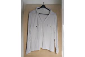 S.Oliver creme wit shirt met borstzakjes 46