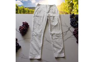Broek wit met hoge taille XL
