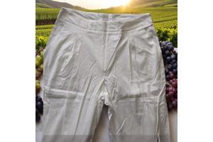 Broek wit met hoge taille XL