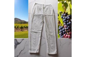 Broek wit met hoge taille XL