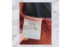 2 delige set zwart oranje XXL