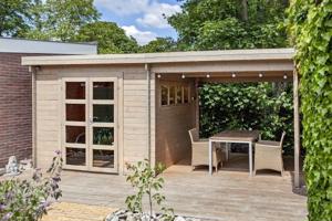 Blokhut - Tuinhuis Dellinger | 28 mm | vuren onbehandeld