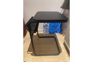 zwarte bijzettafel van ikea