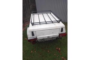 Klein vakantie bagagewagen