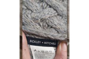 Bickley & Mitchell luxe kabel sjaal grijs