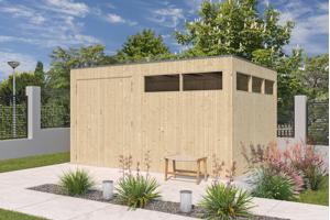 Nieuw strak modern tuinhuis Qube 8313