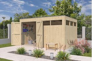 Nieuw strak modern tuinhuis Qube 8313