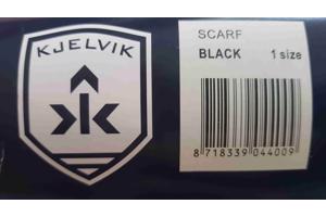 Fleece Sjaal, zwart, 1 size van Kjelvik (nieuw)