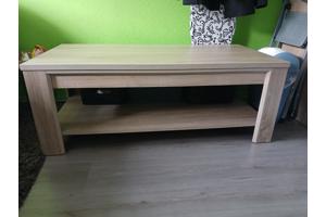 Meubelset licht eiken. Salon tafel en tv meubel.