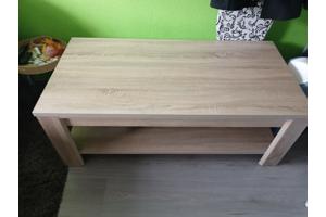 Meubelset licht eiken. Salon tafel en tv meubel.