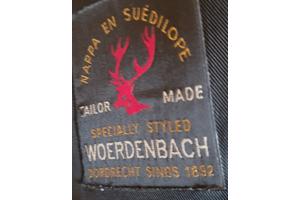 Heren Gilet/Hesje zwart leer..