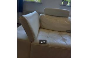 Witte bank namaak leer - Lunetten