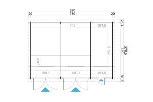 Hawaii Incl. Wooden Doors