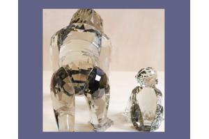 Swarovski Gorilla's jaareditie 2009 en dozen en certificaten