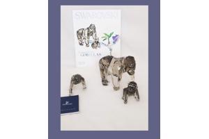 Swarovski Gorilla's editie 2009  met dozen en certificaten