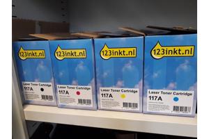 Laserprinter toner cartridges 117A (zwart,magenta,cyaan,geel)