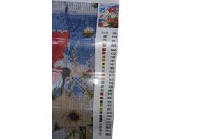 nr 62 Diamond Painting wilde bloemen 50x40cm (vierkant)