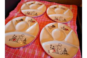 4 stuks fondue of Gourmet borden