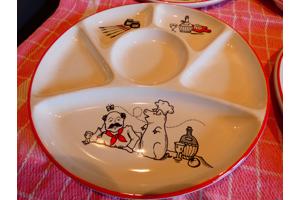 4 stuks fondue of Gourmet borden