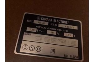 Orgel Yamaha Electone FE-60