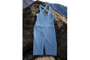 Sport playsuit blauw L/XL
