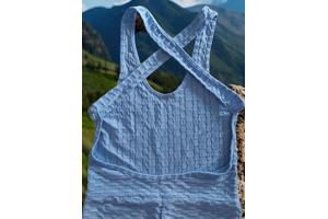 Sport playsuit blauw L/XL