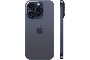 iPhone 15 Pro 128 GB | Dual-SIM | Blauw titanium | nieuwe ba