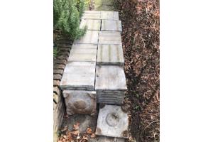 Stoeptegel Terrastegel Beton 30x30cm, 80 stuks