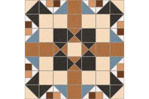 Klassieke Victoriaanse retro patroontegels Vives ceramica