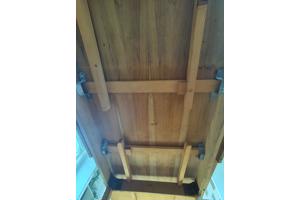 Houten uitschuifbare eettafel