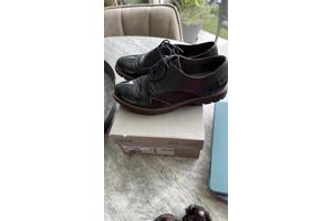 Lederen dames veterschoen mt 40