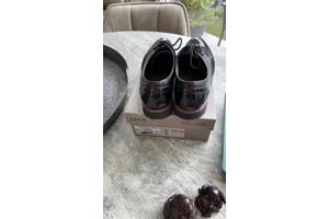 Lederen dames veterschoen mt 40