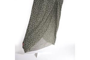 Effordram zomerjurk lang groen wit L